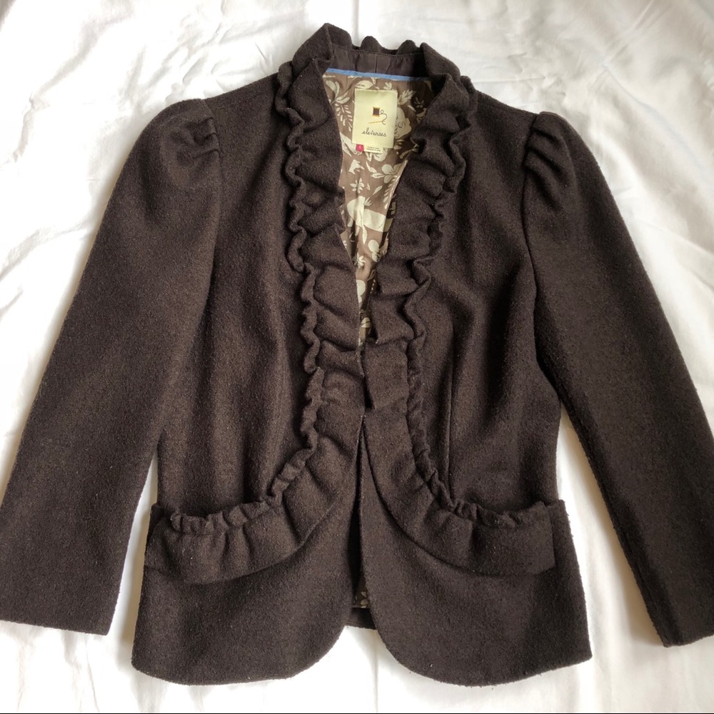 Anthropologie wool blazer